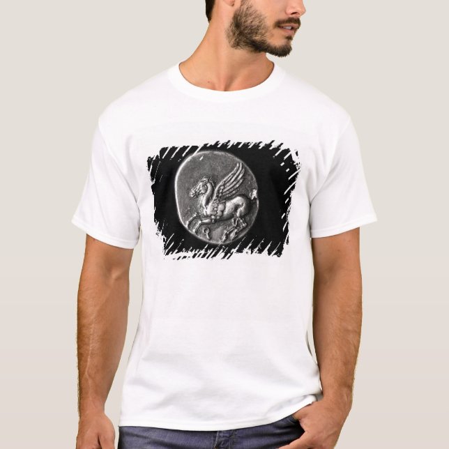 T-shirt Verso de pièce de monnaie dépeignant Pegasus (Devant)