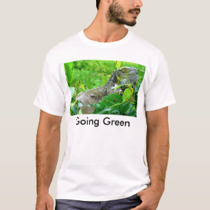 T-shirt vert allant