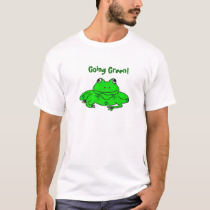 T-shirt Vert allant ! Chemise de grenouille