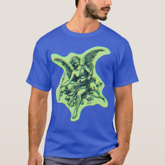 T-shirt Vert Angel Esthétique vintage