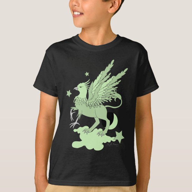 T-shirt Vert d'avocat de Gryphon (Devant)