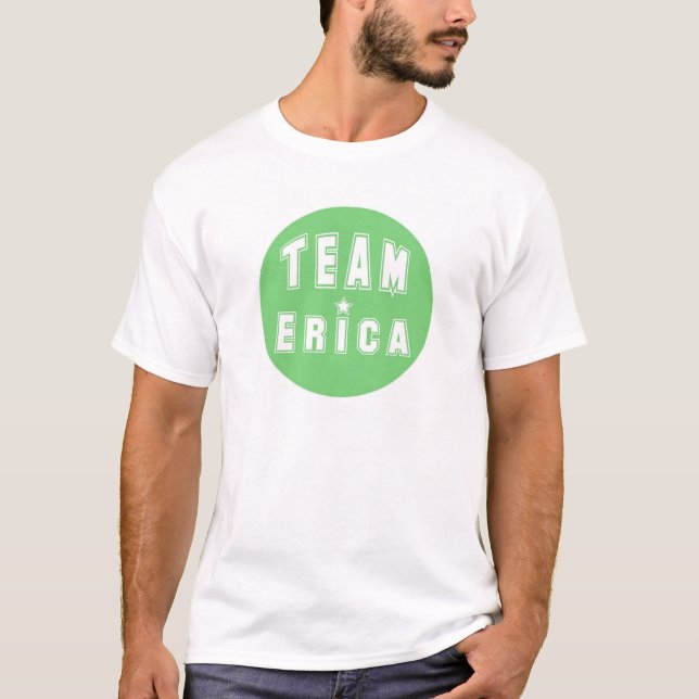 T-shirt Vert de Bruyère d'équipe (Devant)