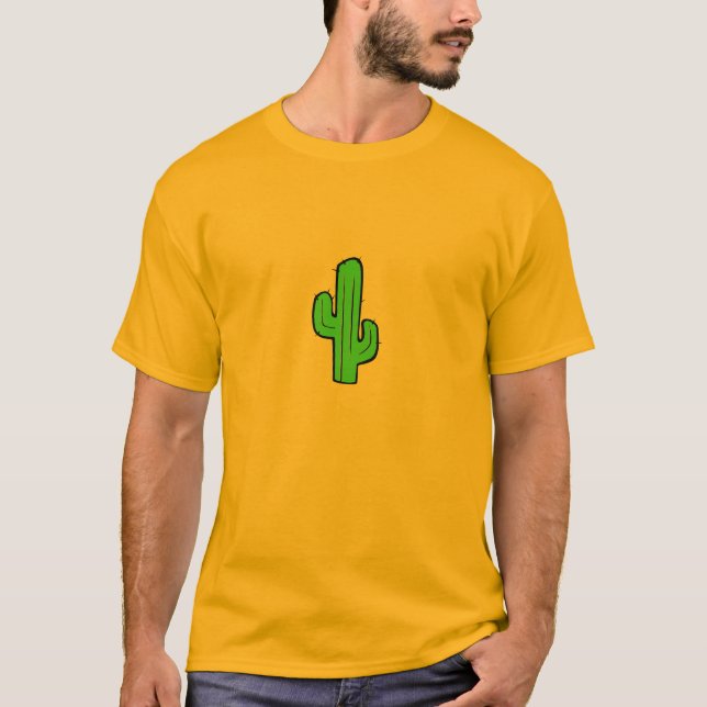 T-shirt vert de cactus (Devant)