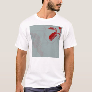 T-shirt vert de greffe de coeur artificiel