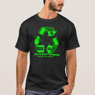 T-shirt Vert de Soylent vous êtes qui vous mangez. T-shir