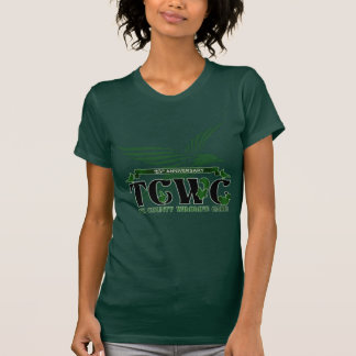 T-shirt Vert d'édition limitée de logo d'anniversaire de