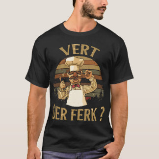 T-shirt Vert Der Ferk Retrocolor