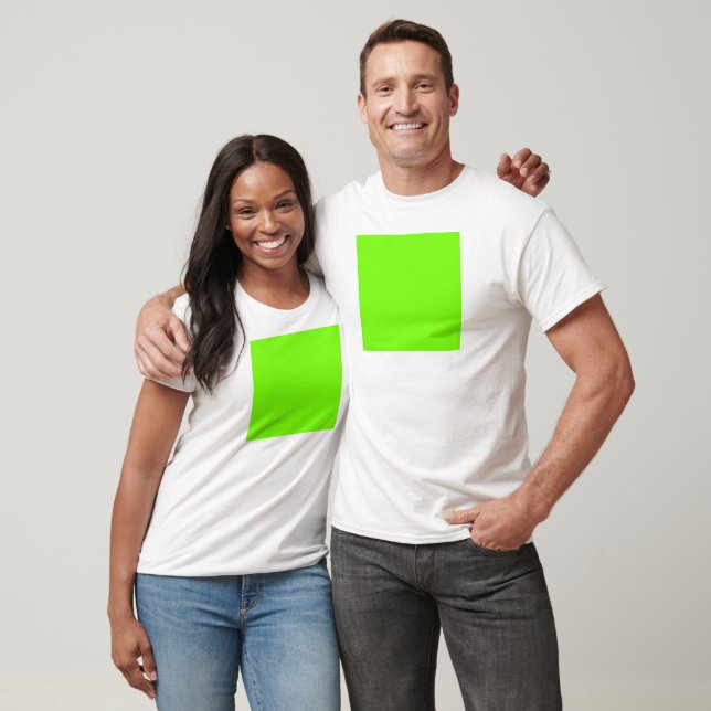 T-shirt Vert fluorescent (Unisexe)