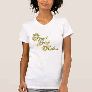 T-shirt Vert futé de règle de filles