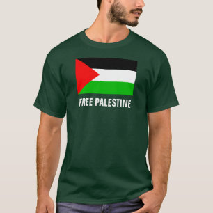 T-shirt vert libre de la Palestine