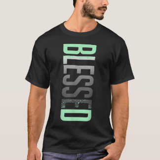 T-shirt Vert Menthe Frais Gris