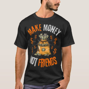 T-shirt vert olive et orange