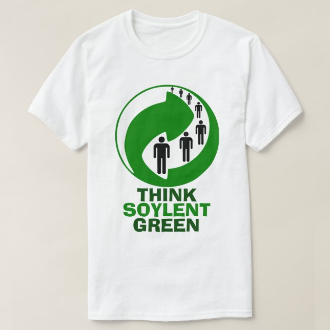 T-shirt vert soja (Design devant)