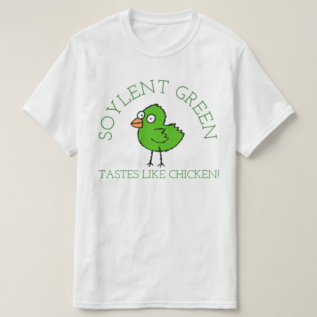 T-shirt Vert soja (Design devant)