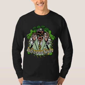 T-shirt Vert style bélizien
