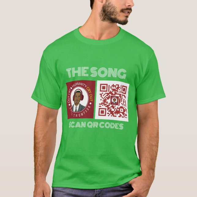 T-shirt Vert trêfle (Devant)