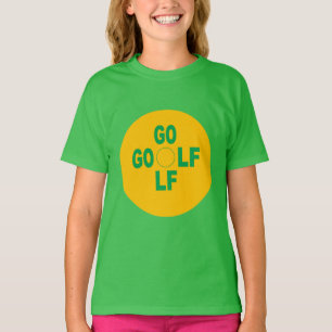 T-shirt vert trèfle Enfants SPORT GOLF