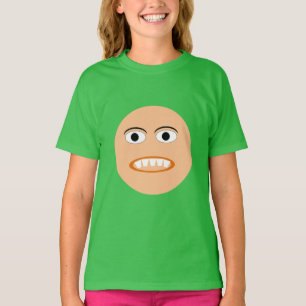 T-shirt vert trèfle pour filles HUMOUR KIDS