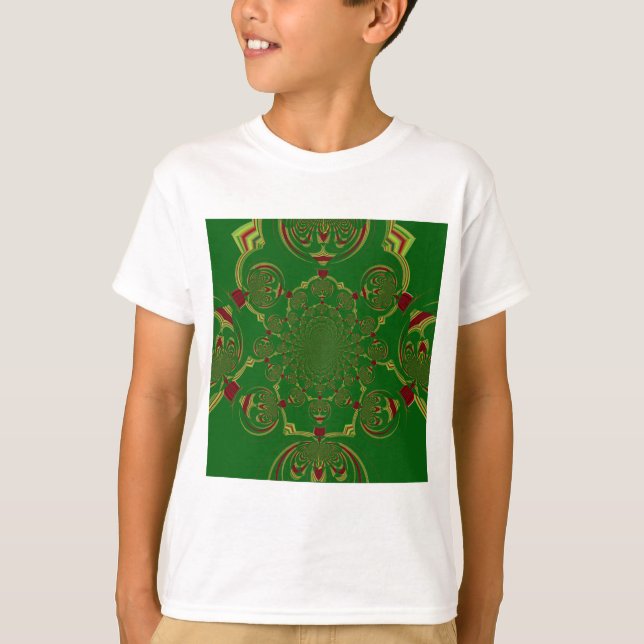 T-shirt Vert vintage (Devant)