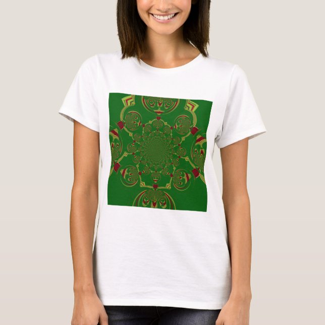 T-shirt Vert vintage (Devant)