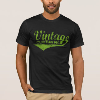 T-shirt Vert vintage d'habillement