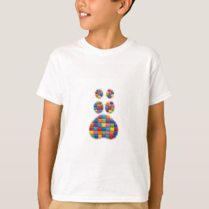 T-shirt vertical pour enfants Paw SAFE