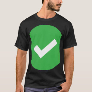 T-shirt Verticale Verte Et Blanche 1
