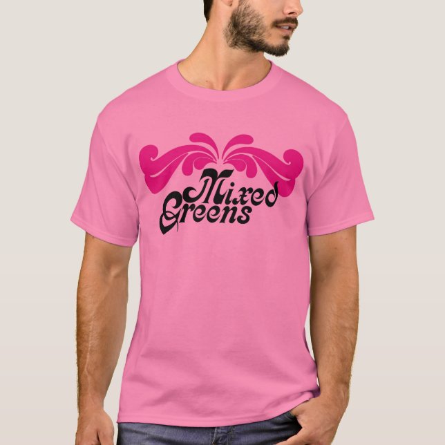 T-shirt Verts mélangés (Devant)