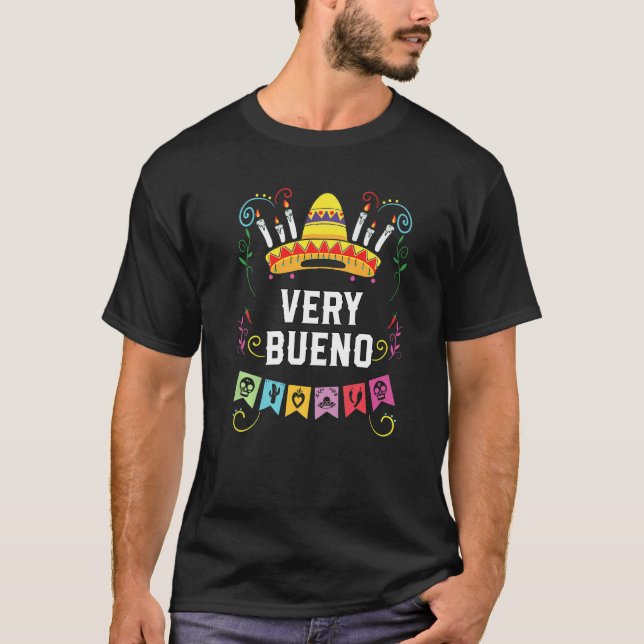 T-shirt Very Bueno Mexican Life Mexique Pride Pays Premi (Devant)