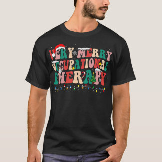 T-shirt Very Merry Occupational Therapy OT Squad