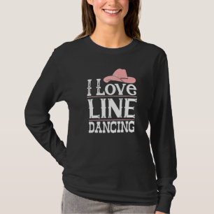 T-shirt Vest Cowgirl Danseuse Princesse Country Line Danci