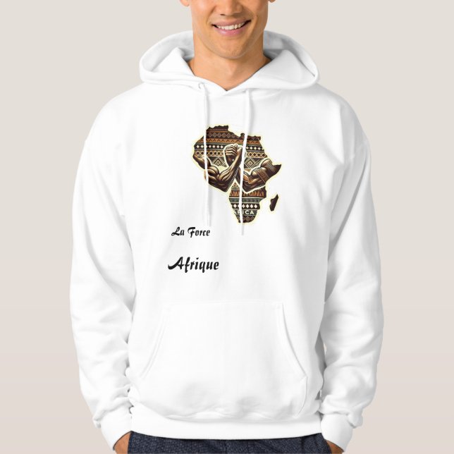 T-shirt Veste à capuche la Force Afrique (Devant)