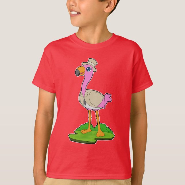 T-shirt Veste de marié flamant rose Mariage (Devant)