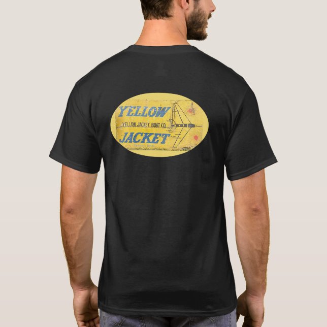 T-shirt veste jaune (Dos)