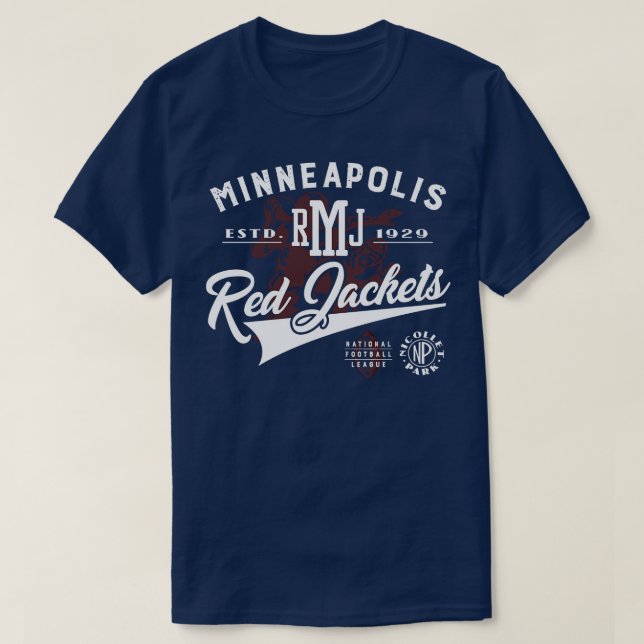T-shirt Veste rouge Minneapolis (Design devant)