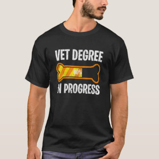 T-shirt Vet Étudiant Vétérinaire Diplôme En Cours D'Avenir