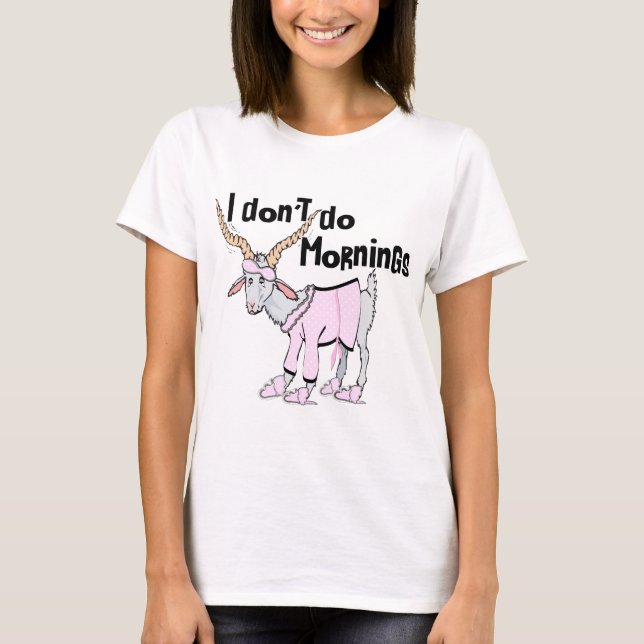 T-shirt Vêtement de chèvre amusant (Devant)