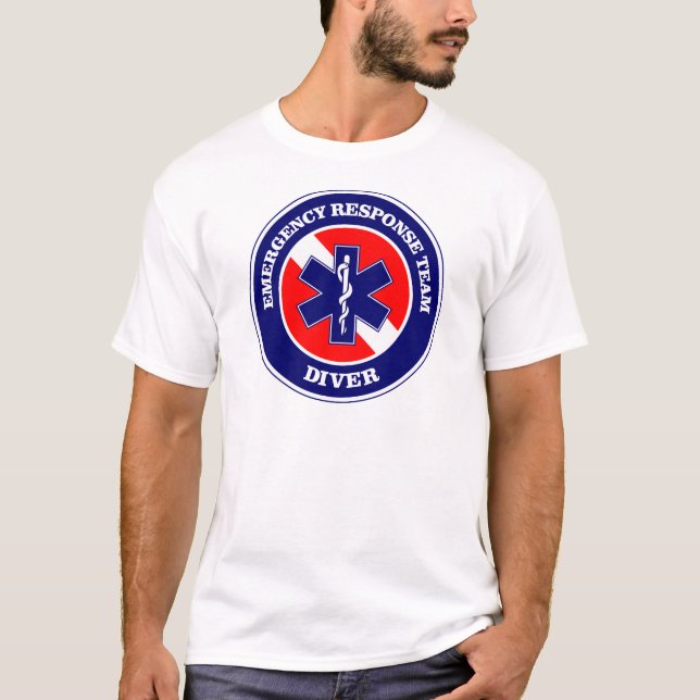T-shirt Vêtement de plongeur ERT (Devant)