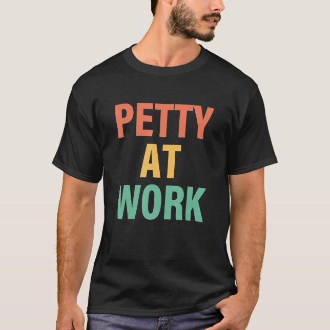 T-shirt Vêtement Petit Au Travail (Devant)