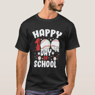 T-shirt Vêtements 100 Jours d'École Maillot de Baseball En
