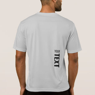 T-shirt Vêtements actifs Silver Mens Sport Retour