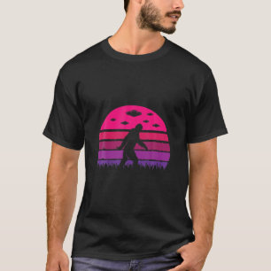 T-shirt Vêtements Aliens de Bigfoot Sasquatch UFO