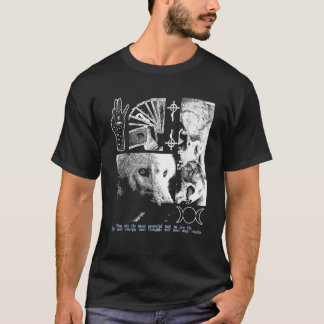 T-shirt Vêtements alternatifs Goth esthétique Femmes Laine