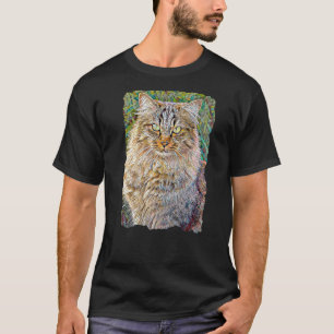 T-shirt Vêtements Art Chat Sibérien Maman Chats Mignons Et