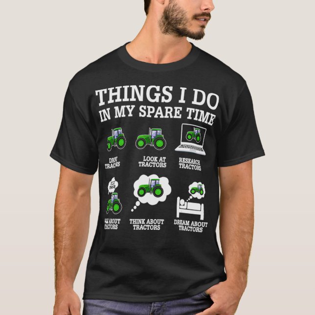 T-shirt Vêtements cadeaux de l'éleveur Tractor  (Devant)