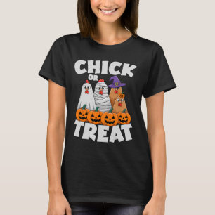 T-shirt Vêtements Chick Or Treat Halloween Poulet Drôle Ta