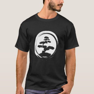 T-shirt Vêtements d'arbre de bonsaï Yoga vintage japonais