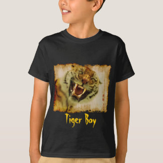 T-shirt Vêtements d'art pour amoureux de la faune du tigre