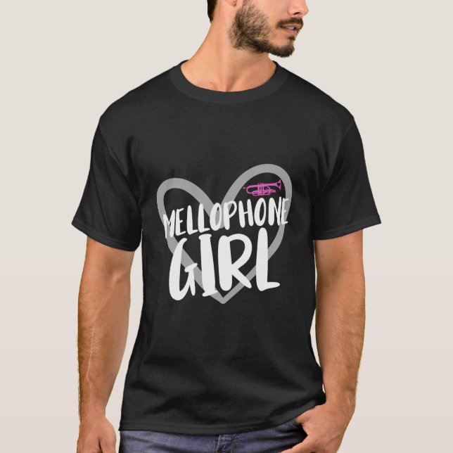 T-shirt Vêtements de bande de marquage de microphone (Devant)