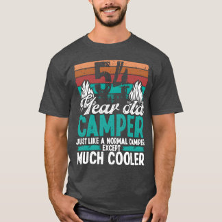 T-shirt Vêtements de camping pour campeur de 54 ans pour 5